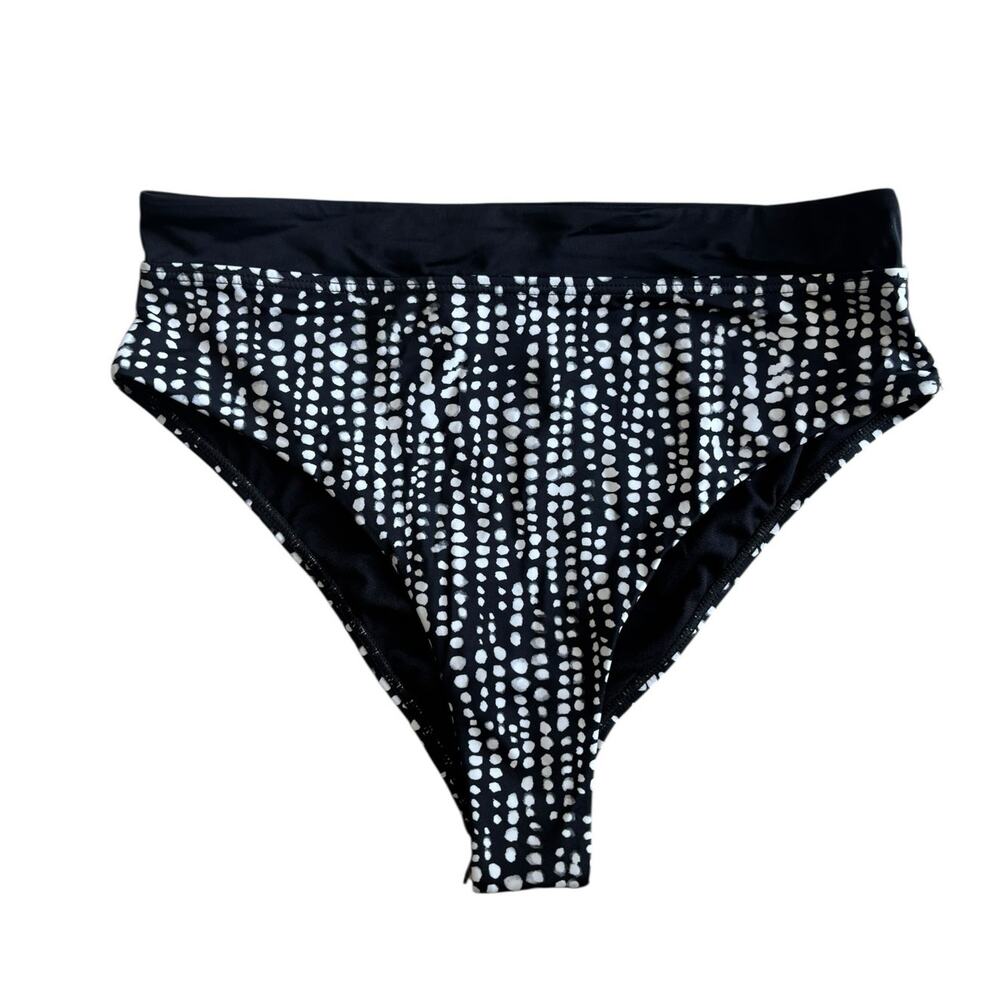 SWIMSUITS FOR ALL POLKA DOT BIKINI BOTTOM NWOT SIZE 14